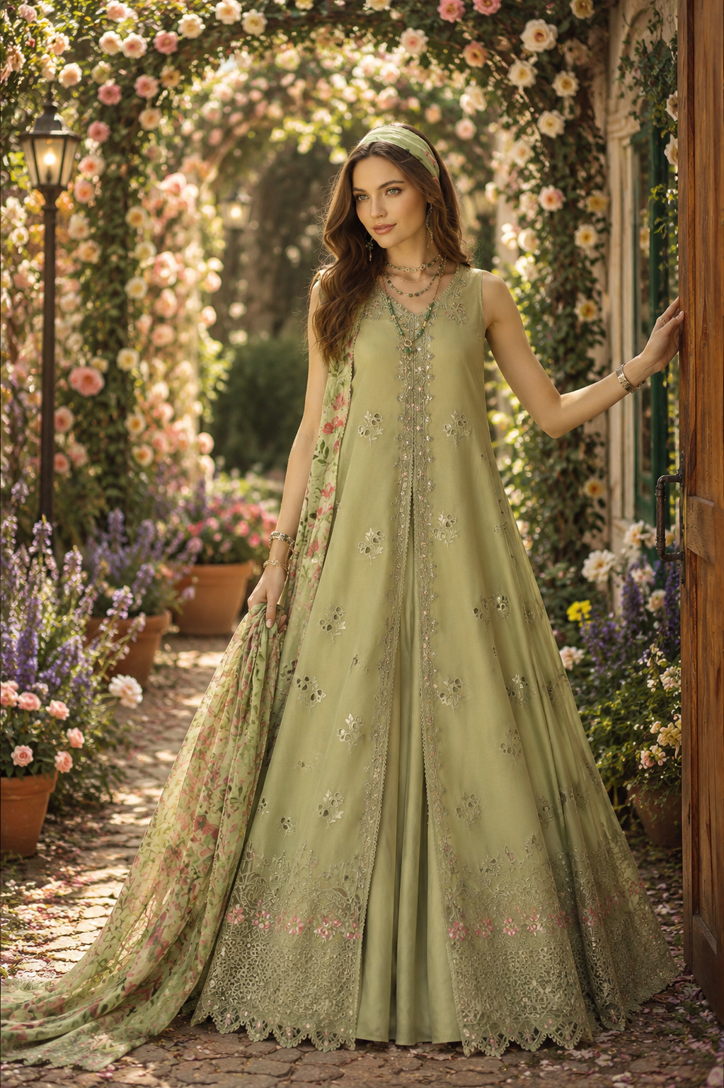 3 piece unstitched lawn embroidered suit