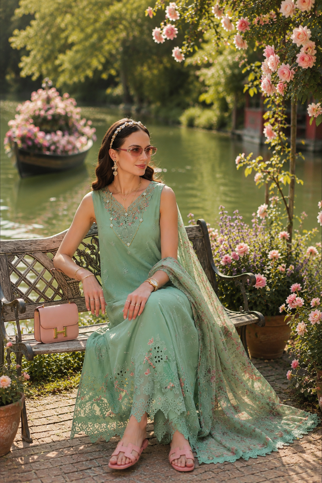 3 piece unstitched lawn embroidered suit