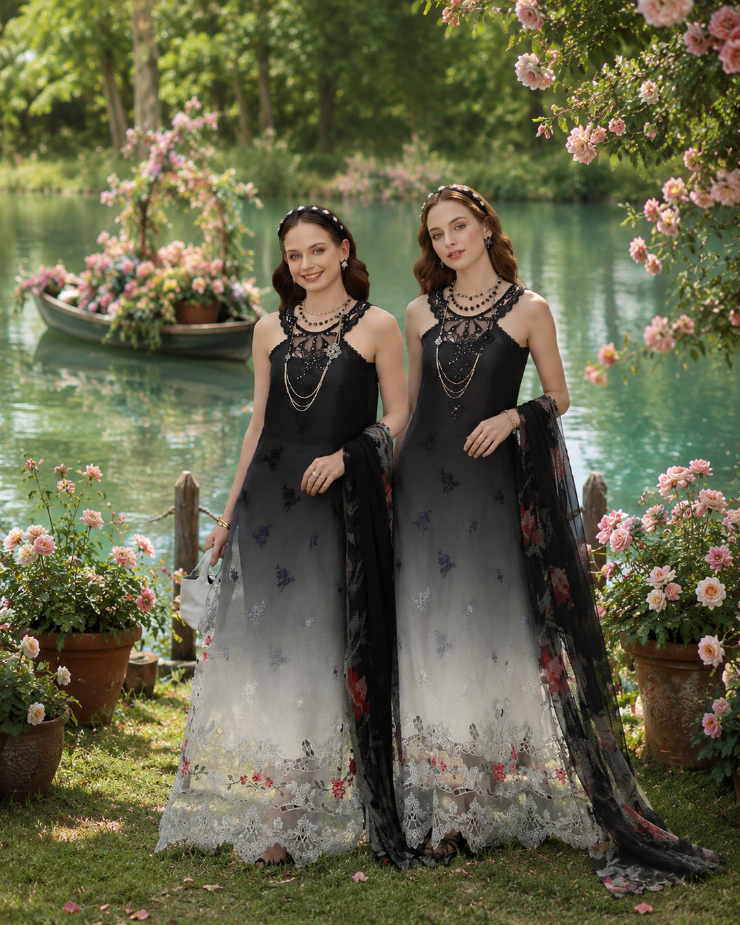 3 piece unstitched lawn embroidered suit