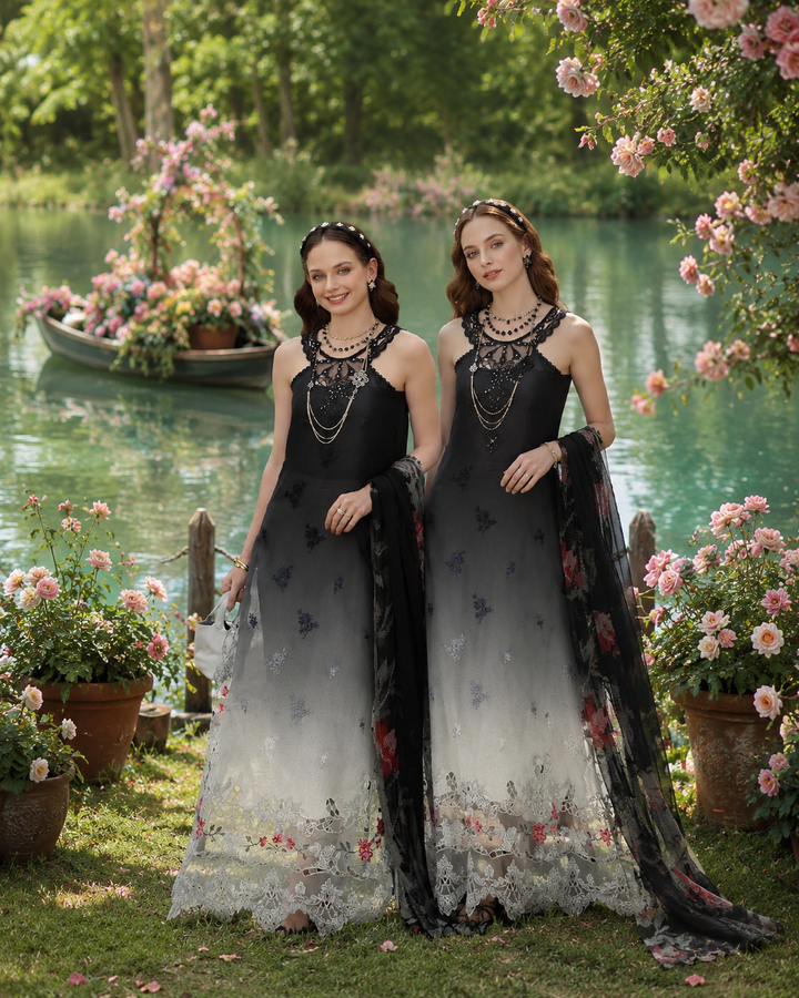 3 piece unstitched lawn embroidered suit