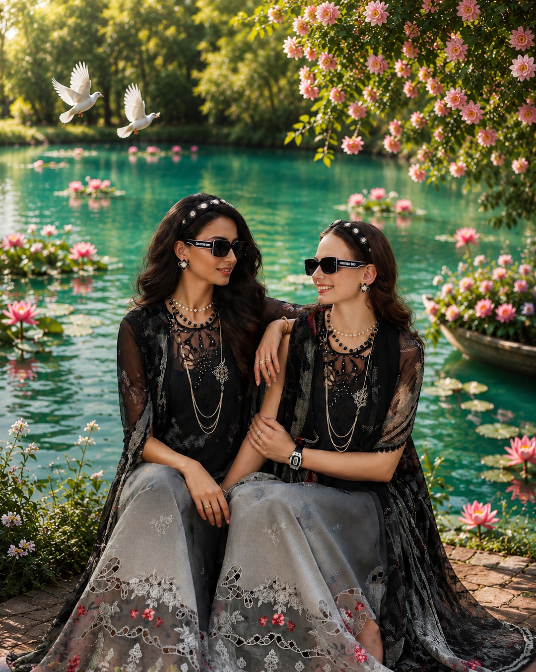 3 piece unstitched lawn embroidered suit