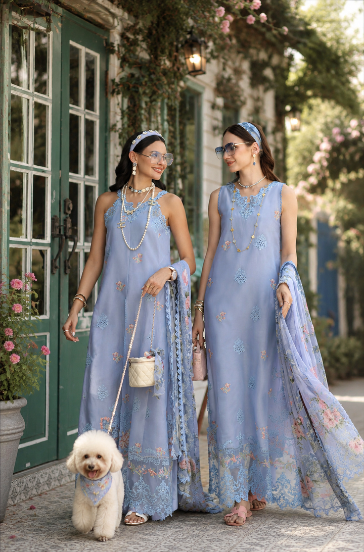 3 piece unstitched lawn embroidered suit