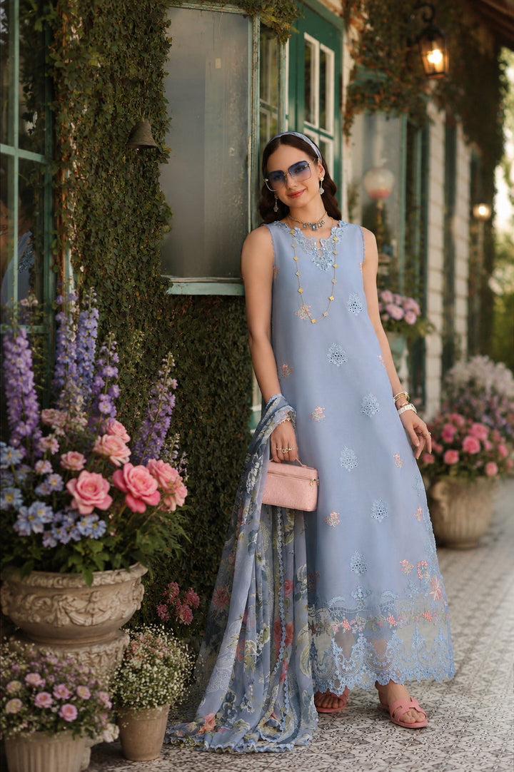 3 piece unstitched lawn embroidered suit