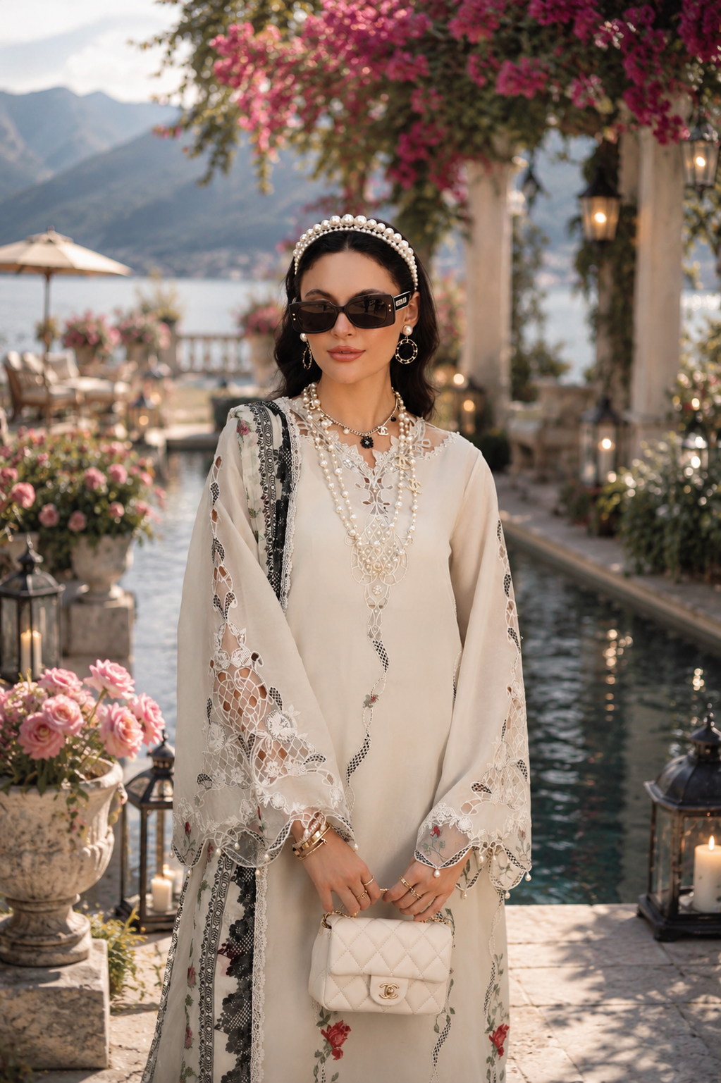 3 piece unstitched lawn embroidered suit