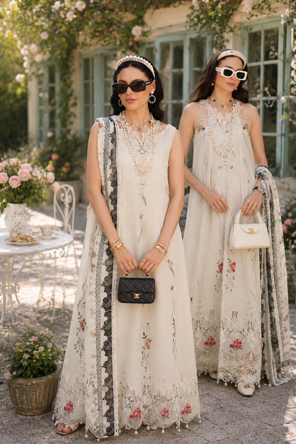 3 piece unstitched lawn embroidered suit
