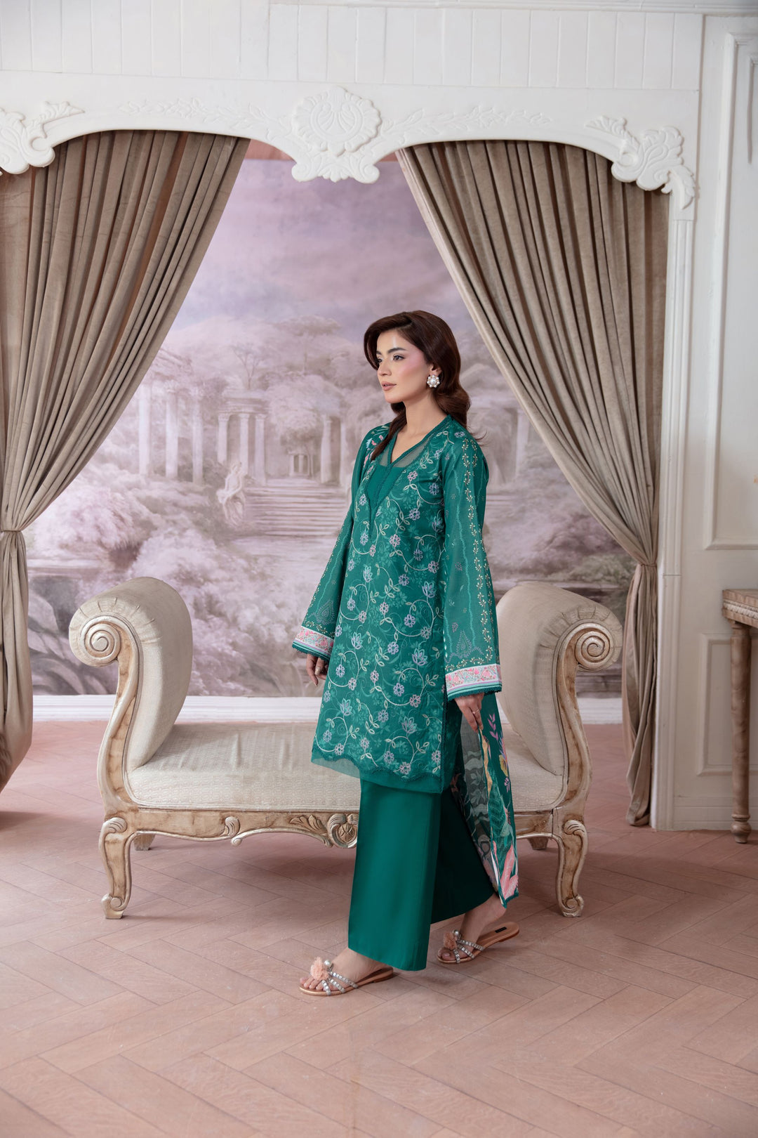 Unstitched summer-talesLawn 3 Piece
