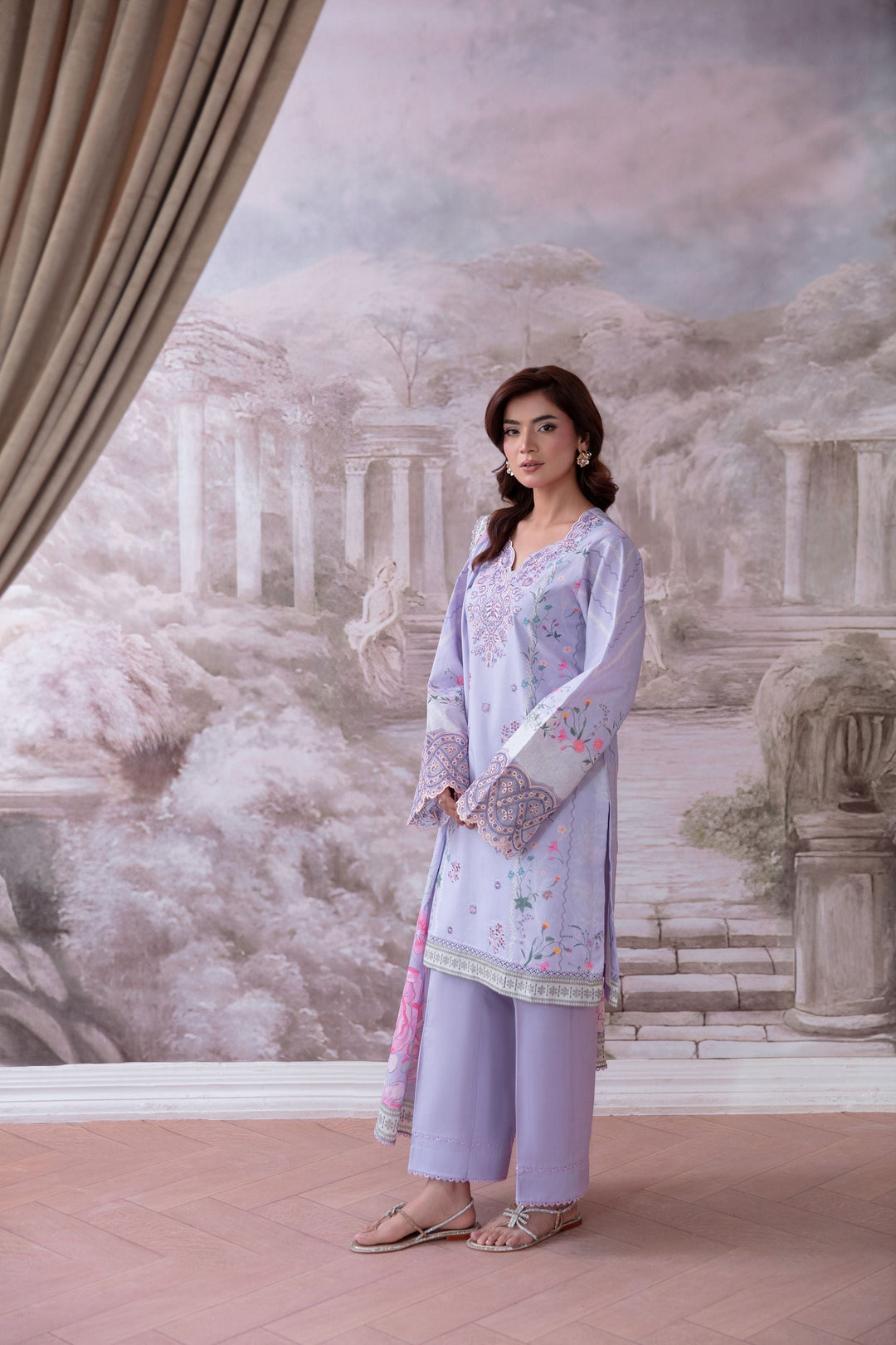 Unstitched summer-talesLawn 3 Piece