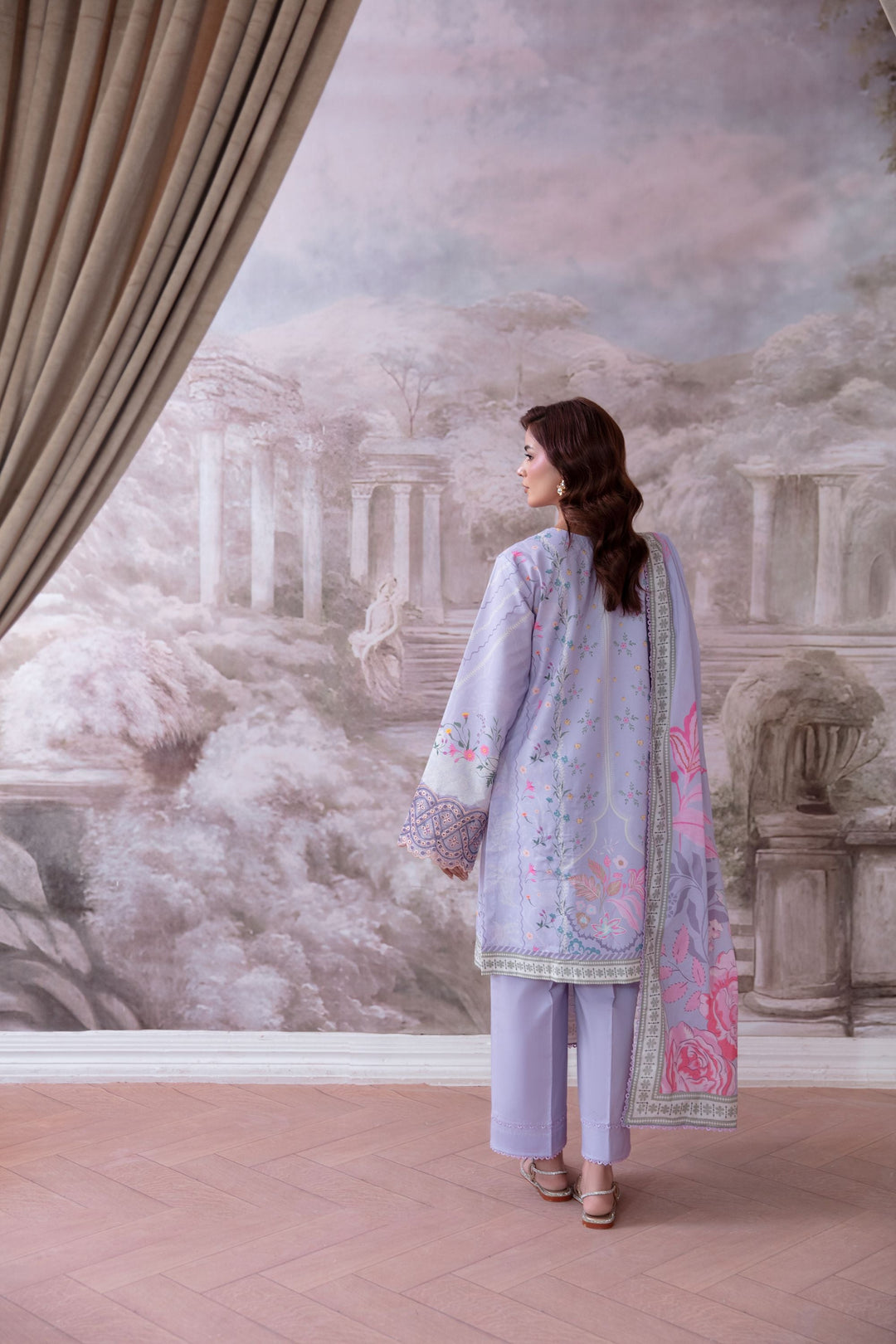 Unstitched summer-talesLawn 3 Piece
