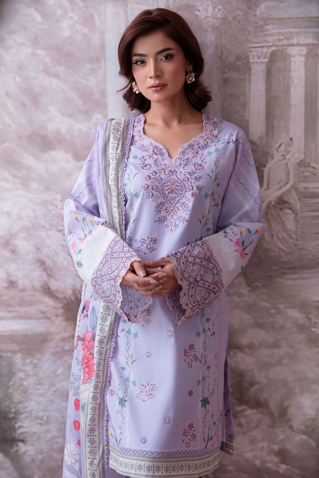 Unstitched summer-talesLawn 3 Piece