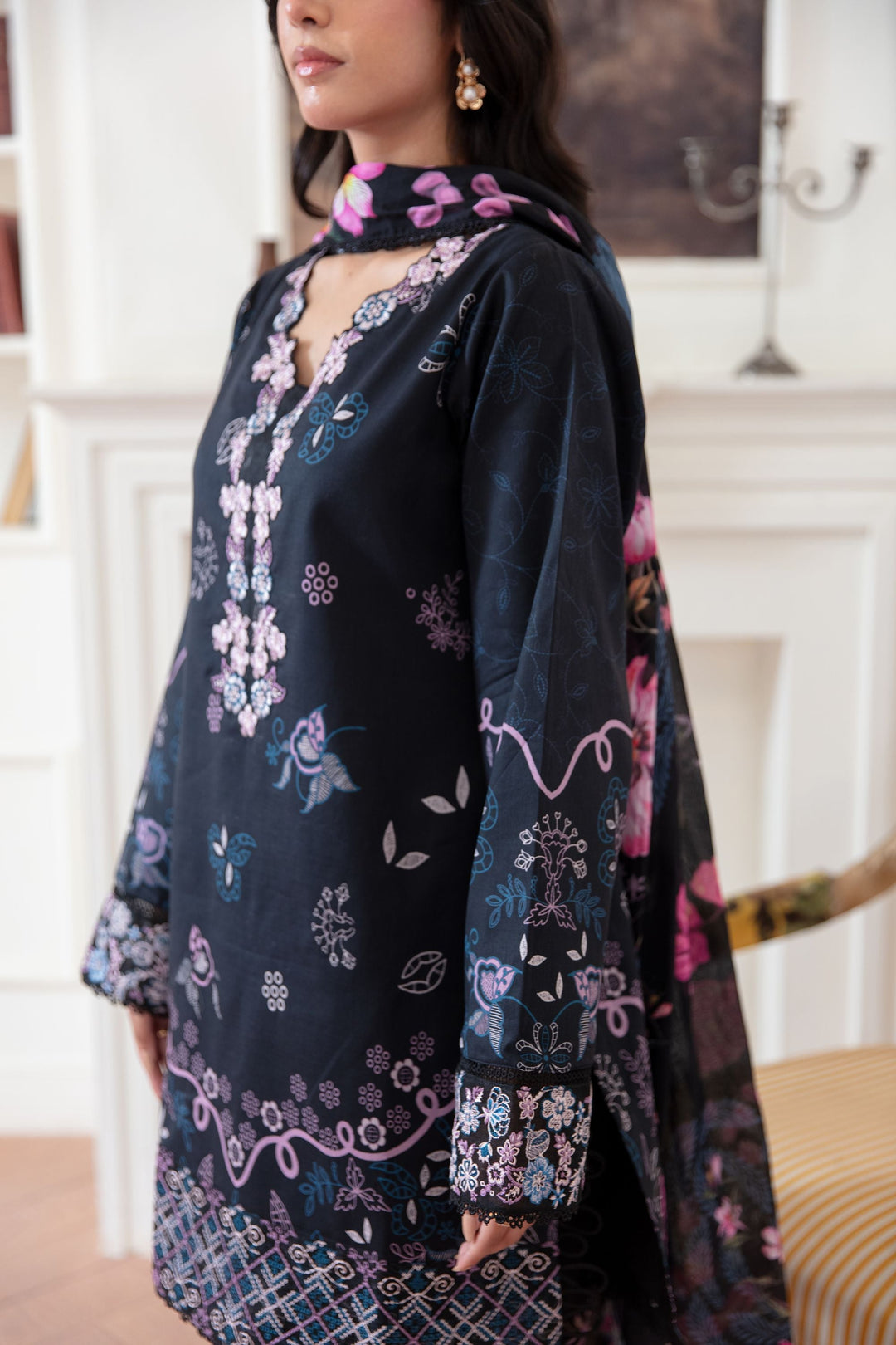 Unstitched summer-talesLawn 3 Piece