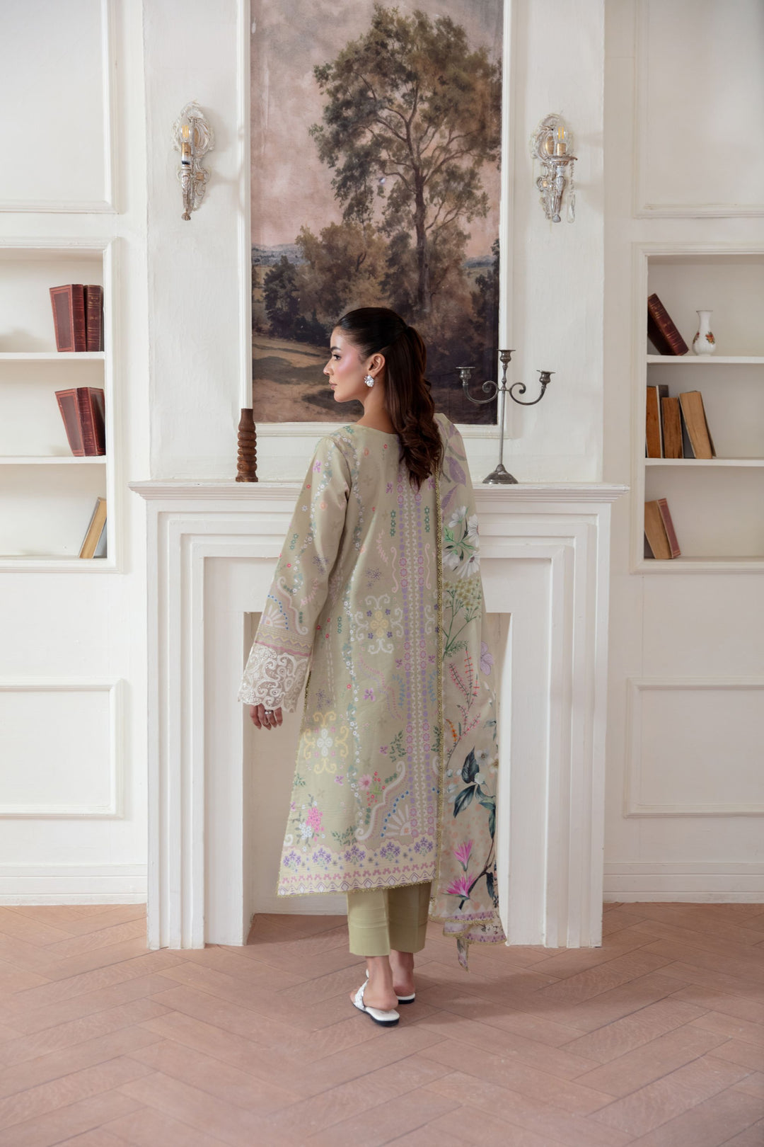 Unstitched summer-talesLawn 3 Piece
