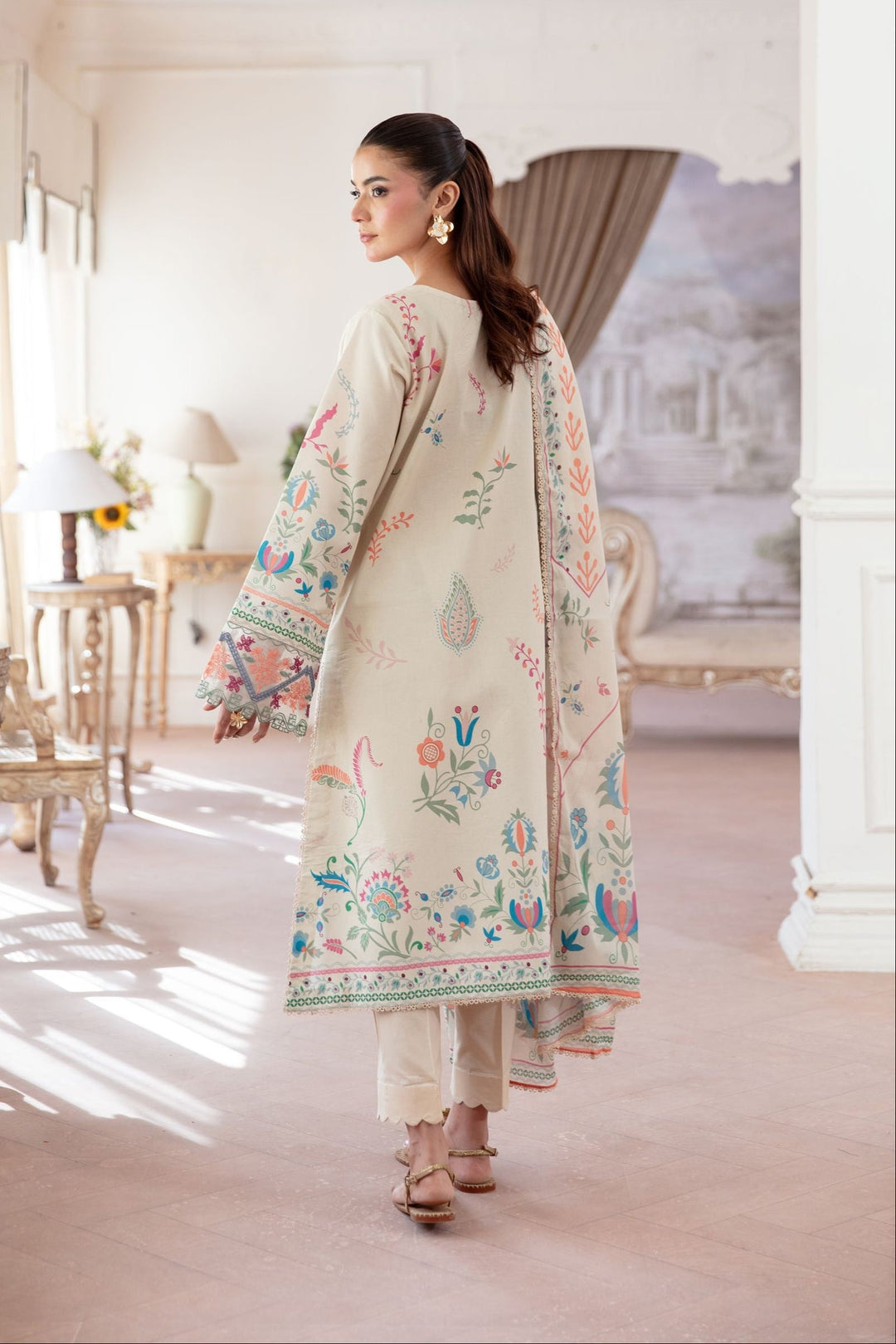 Unstitched summer-talesLawn 3 Piece