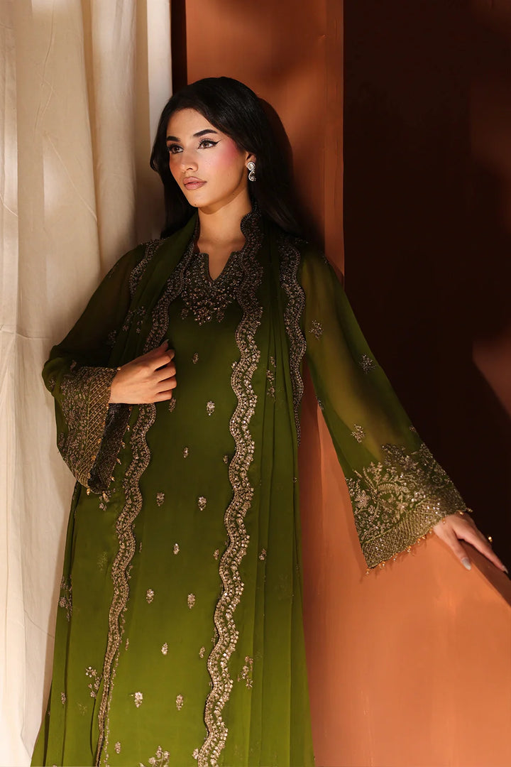 Luxe Embroidered  Lawn 3pcs