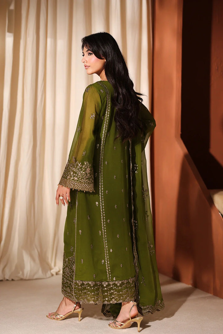 Luxe Embroidered  Lawn 3pcs