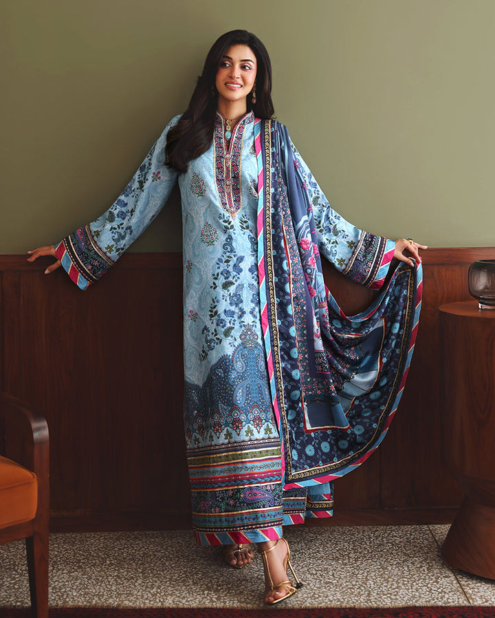 Hemline Nirvana Unstitched 3 Pc