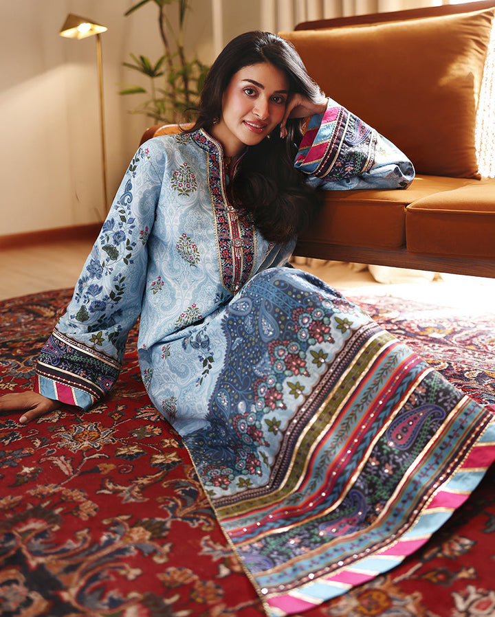 Hemline Nirvana Unstitched 3 Pc