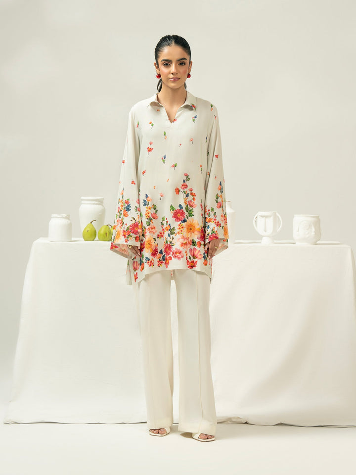 Linen Kurti-Printed (Pret)