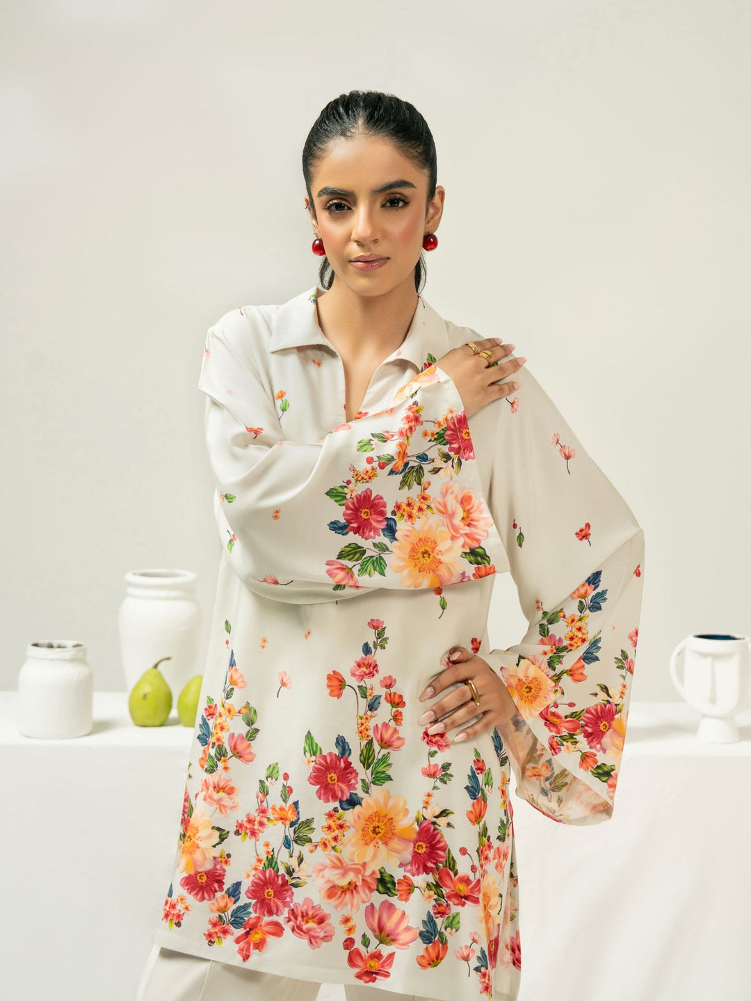 Linen Kurti-Printed (Pret)