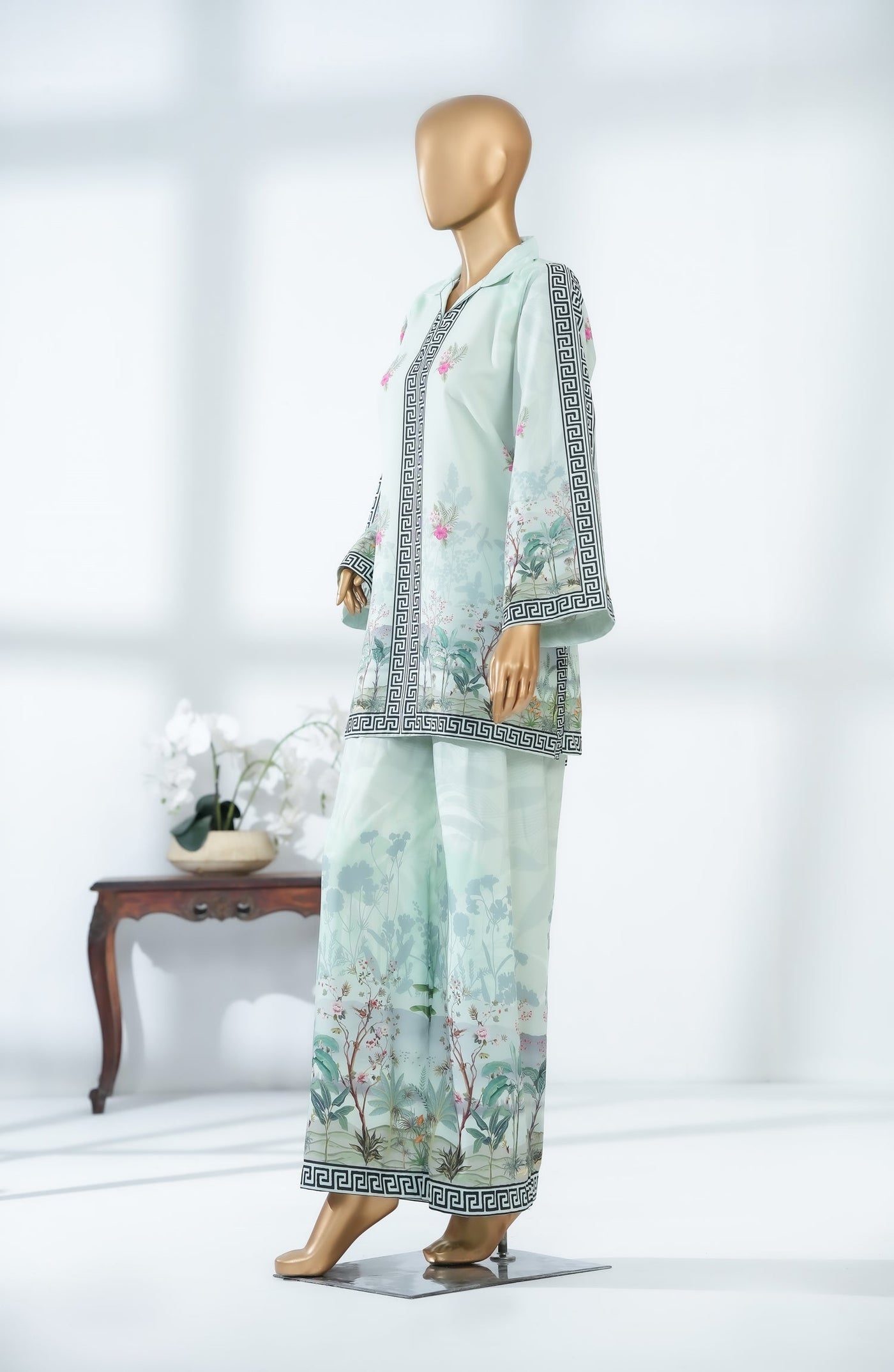 Digital Printed Stitched 2 Piece Suit