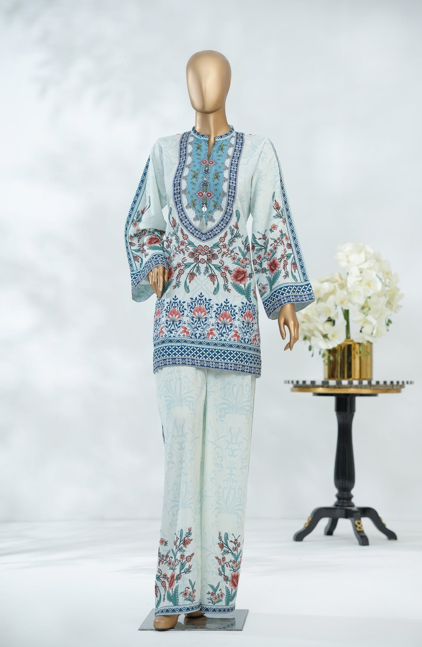 Digital Printed Stitched 2 Piece Suit