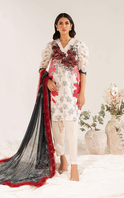 Asifa & Nabeel-Printed Unstitched Lawn LL-10