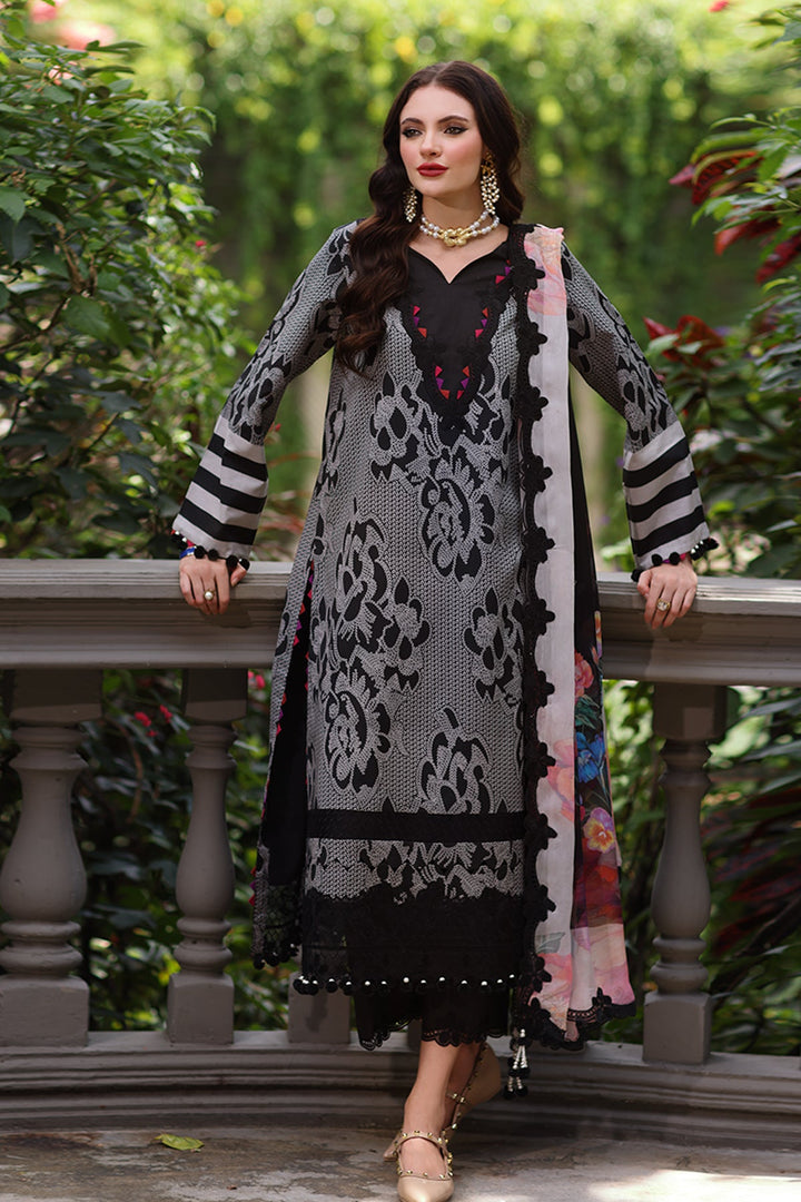3-PC Unstitched Embroidered Lawn Collection