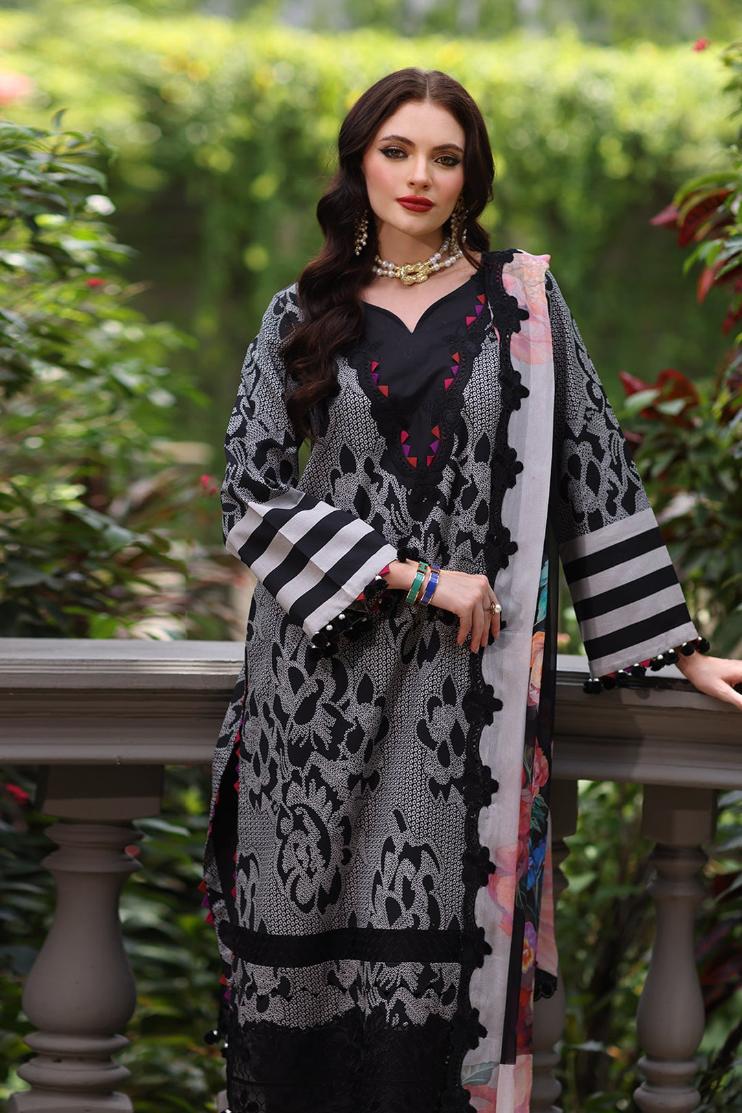 3-PC Unstitched Embroidered Lawn Collection