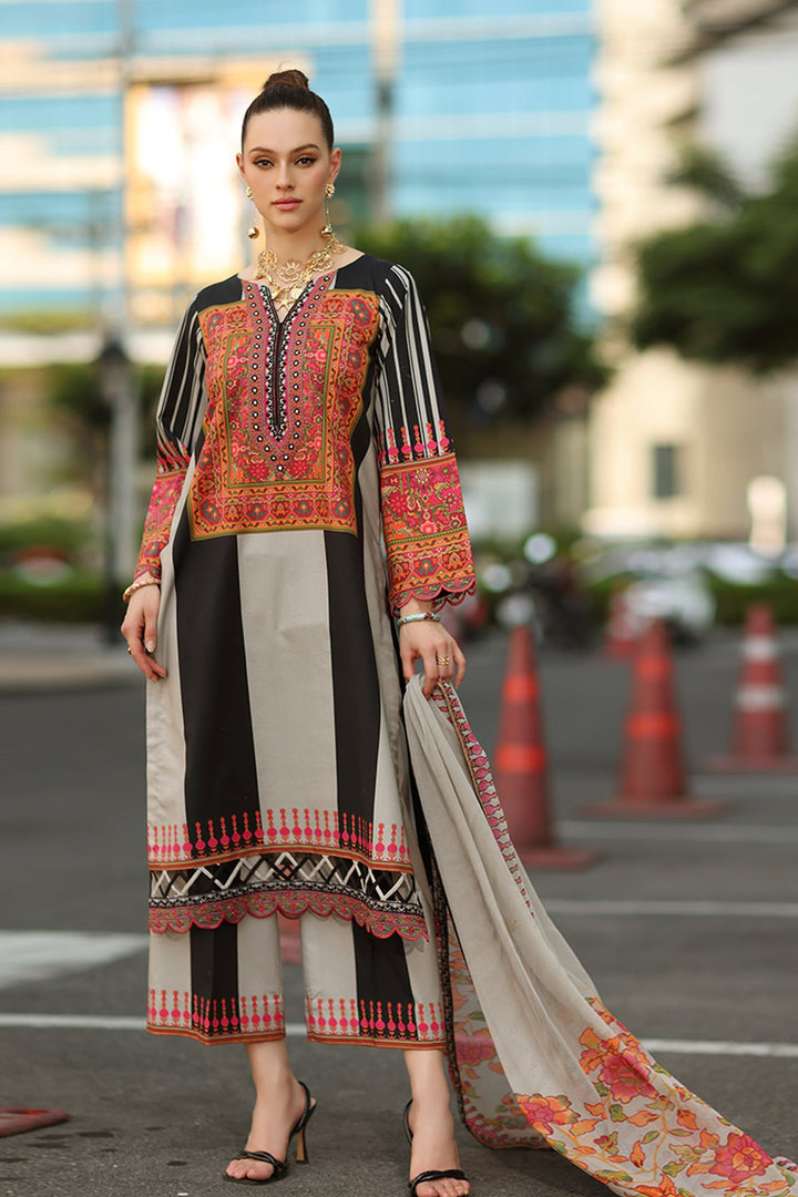 3-PC Unstitched Embroidered Lawn Collection