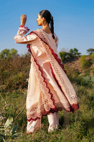 Sana Zubair Luxury Lawn - Light Rose