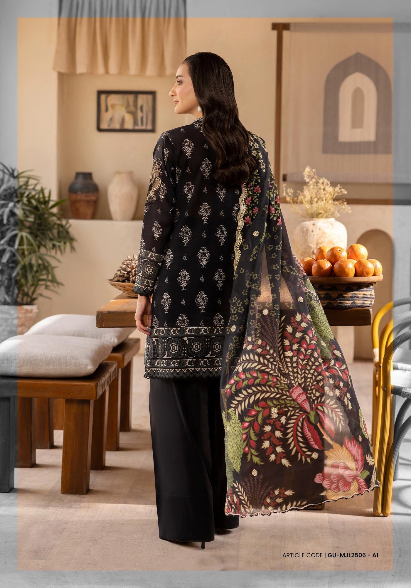 Mahajal Unstitched Three Piece