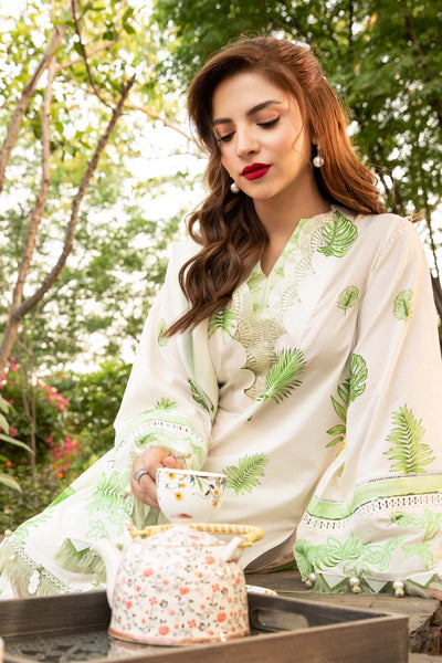 3 Pc Unstitched Embroidered Lawn Suit