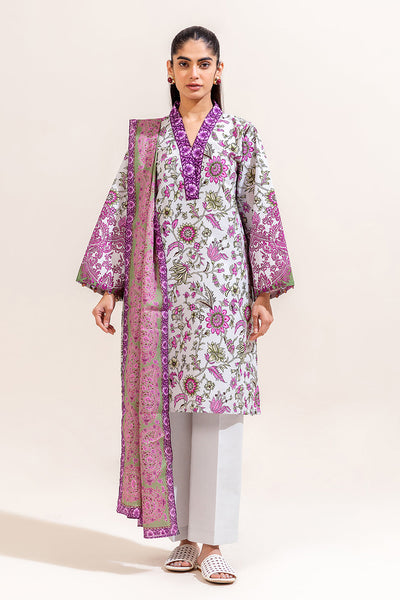 3 PIECE PRINTED LAWN SUIT