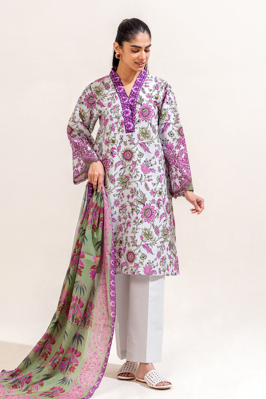 3 PIECE PRINTED LAWN SUIT