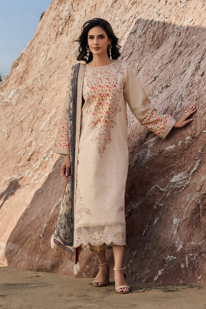 3-PC Unstitched Embroidered Lawn Collection