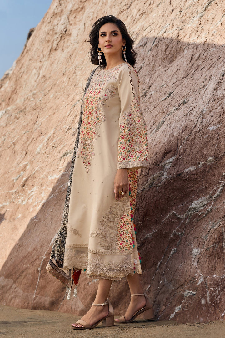 3-PC Unstitched Embroidered Lawn Collection