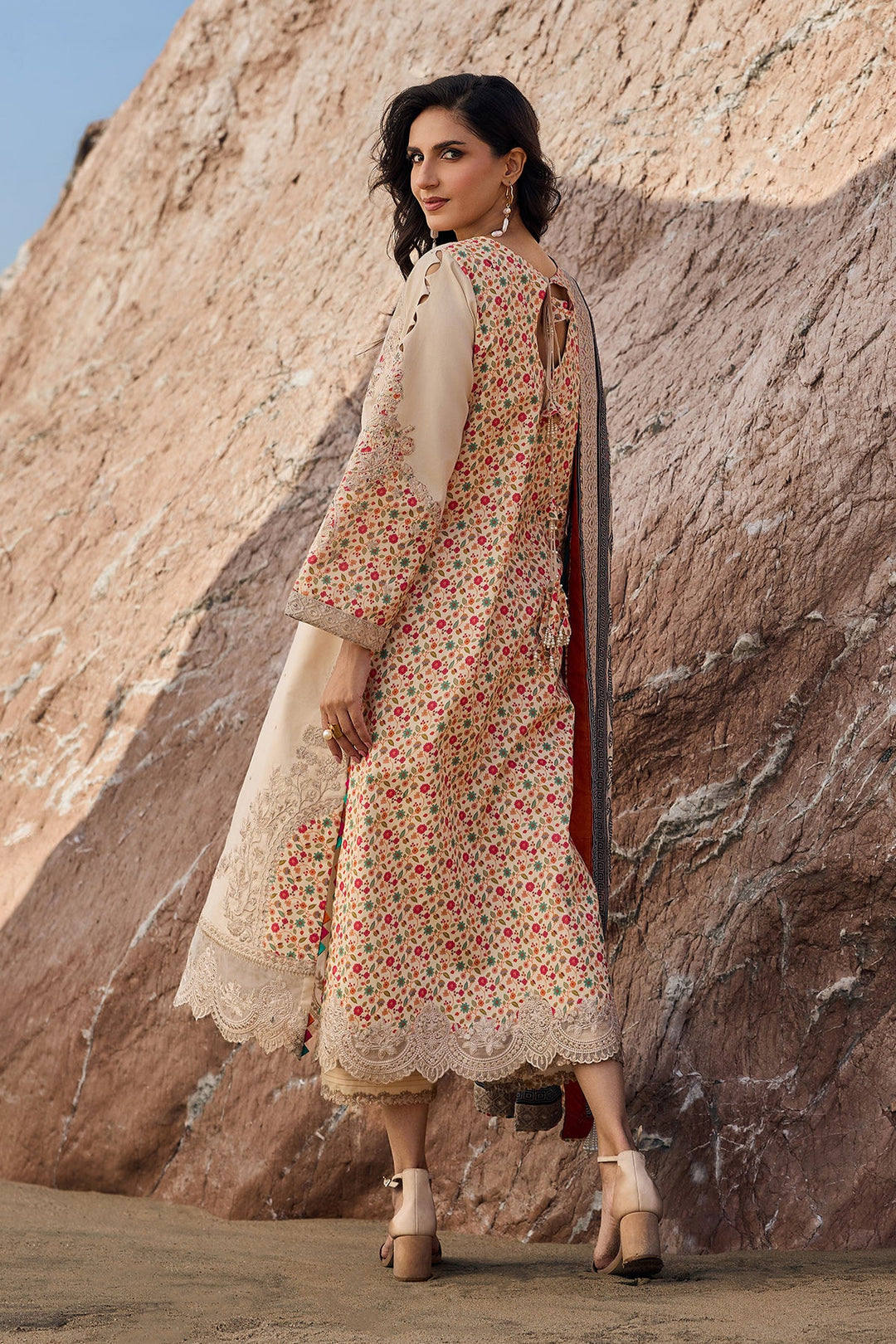 3-PC Unstitched Embroidered Lawn Collection