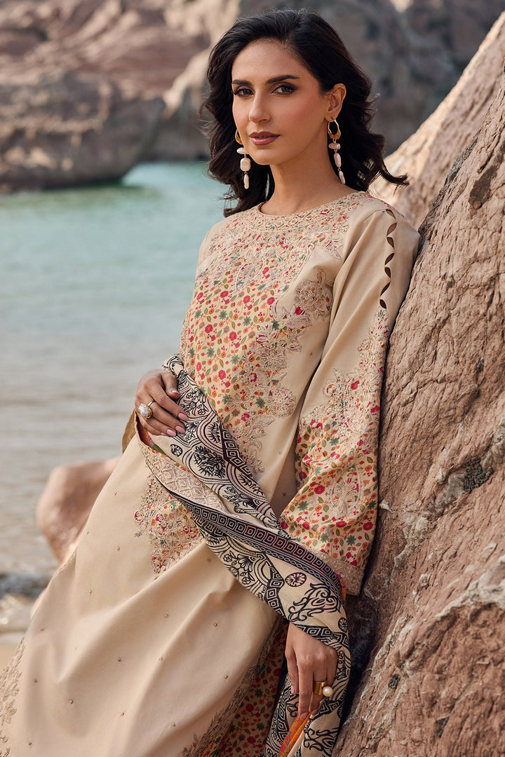 3-PC Unstitched Embroidered Lawn Collection