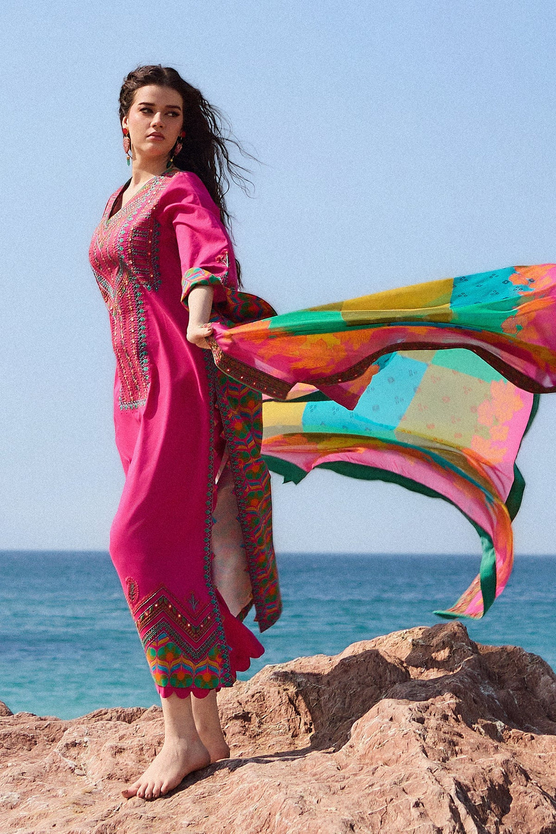 3-PC Unstitched Embroidered Lawn Collection