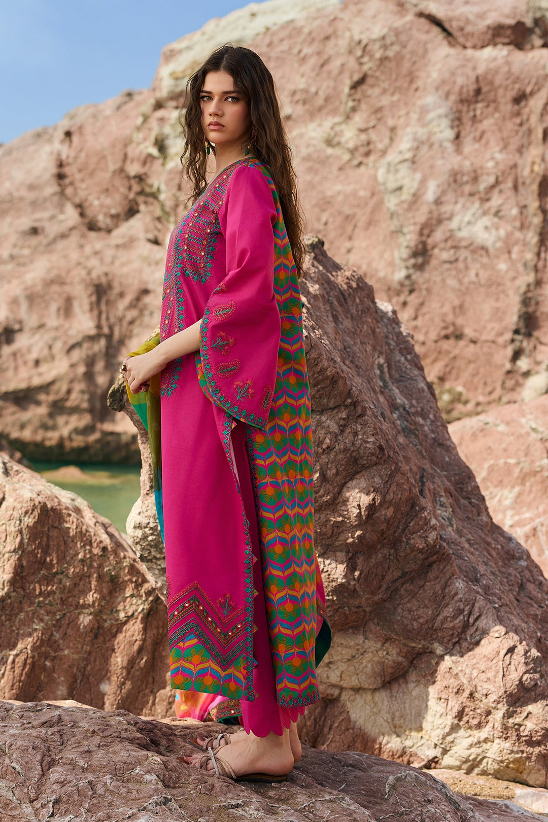 3-PC Unstitched Embroidered Lawn Collection