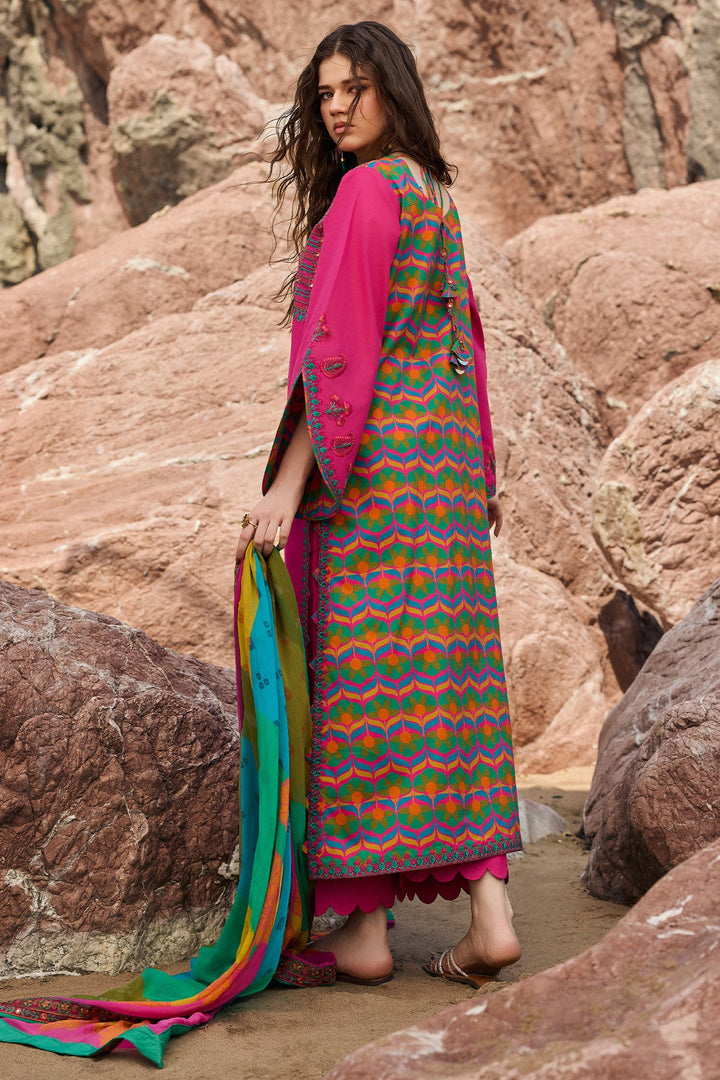 3-PC Unstitched Embroidered Lawn Collection