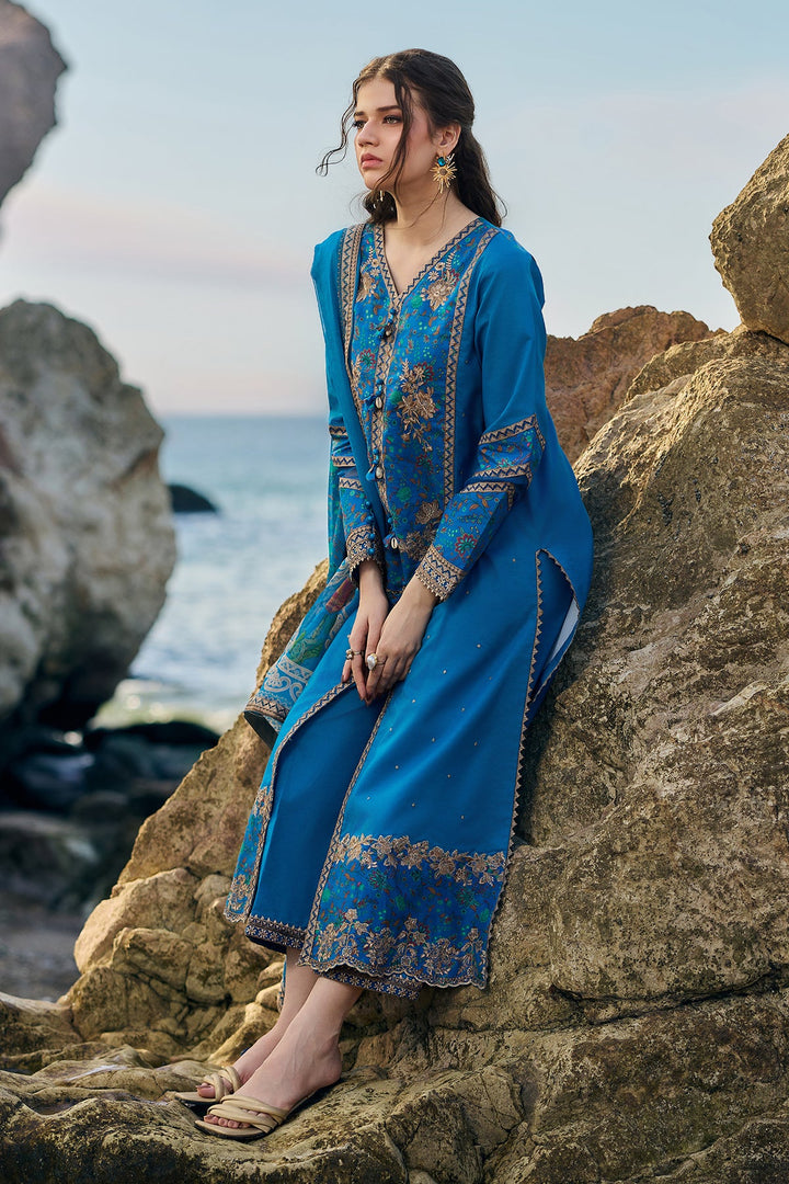 3-PC Unstitched Embroidered Lawn Collection