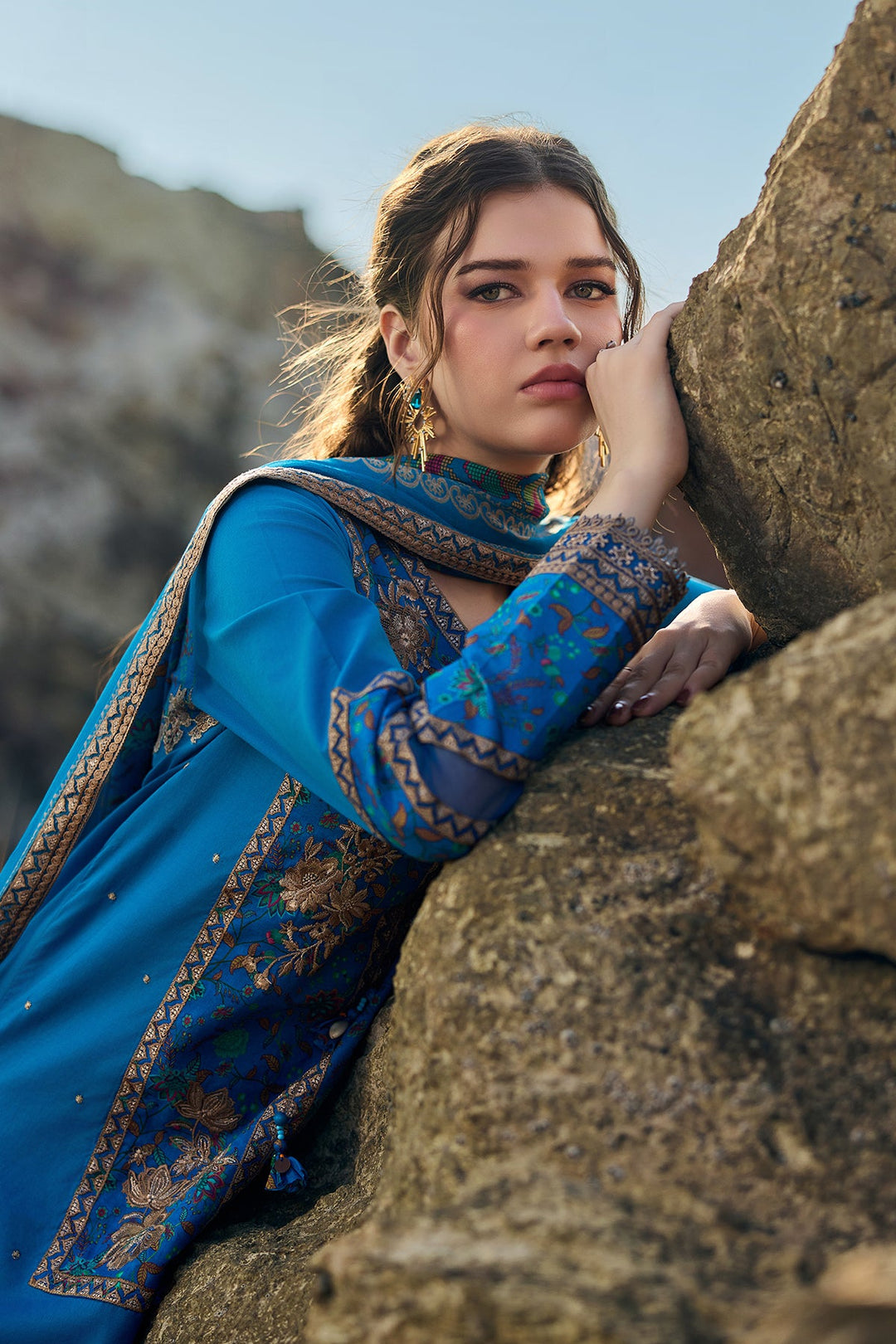 3-PC Unstitched Embroidered Lawn Collection