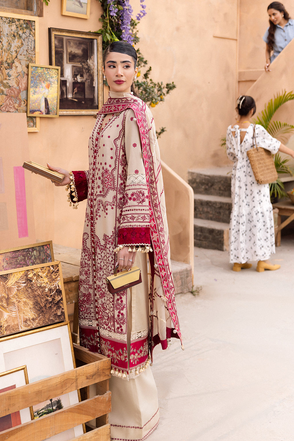 SAAD SHAIKH L'AMOUR LUXURY LAWN - Zena