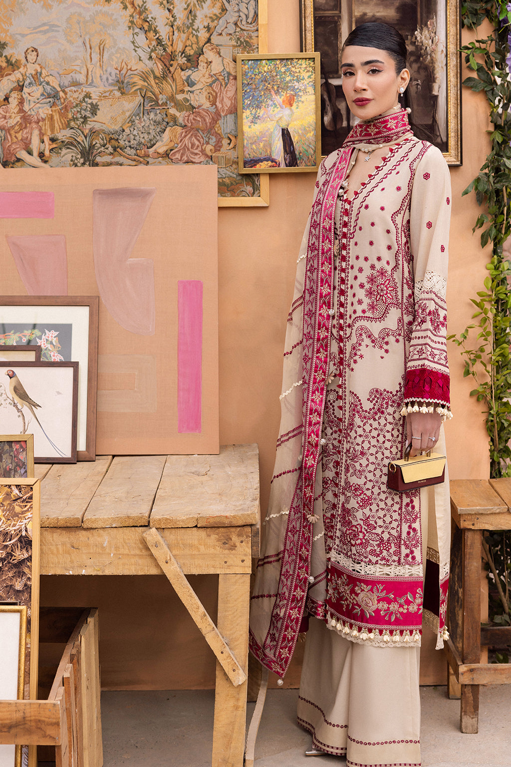 SAAD SHAIKH L'AMOUR LUXURY LAWN - Zena