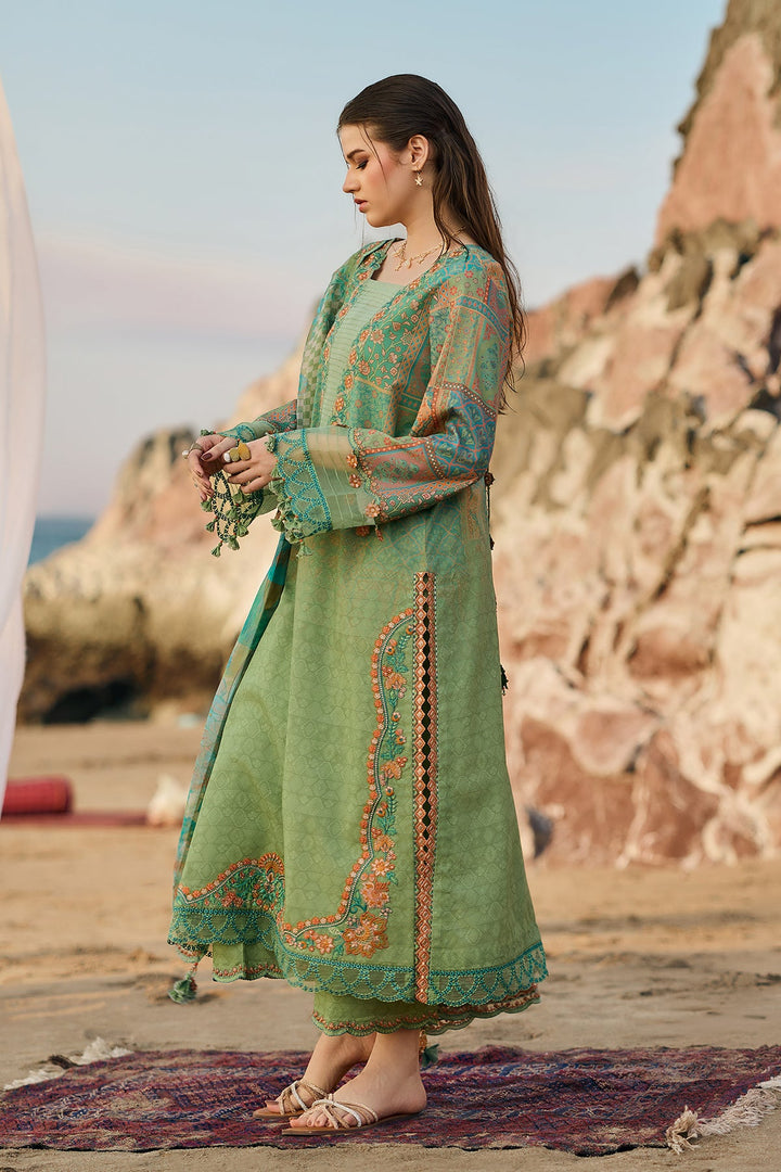 3-PC Unstitched Embroidered Swiss Collection