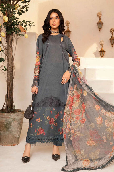 3 PIECE UNSTITCHED PRINTED SUIT MPT-2202-B