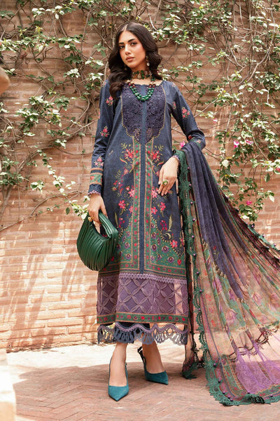 3 PIECE UNSTITCHED PRINTED SUIT MPT-2206-B