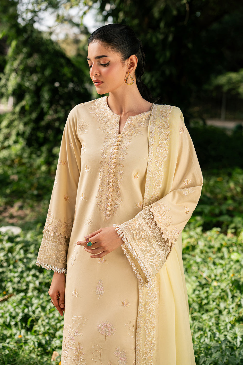 Luxury Unstitched Lawn
