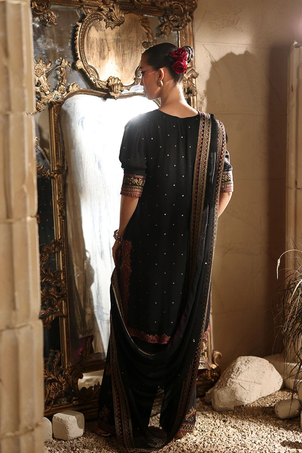 Luxe Embroidered Chiffon