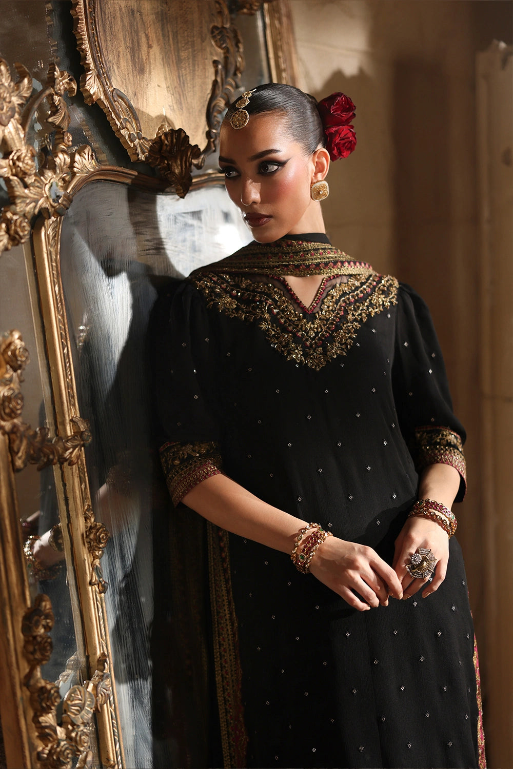 Luxe Embroidered Chiffon
